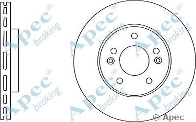 APEC BRAKING dsk3015 -  Тормозной диск